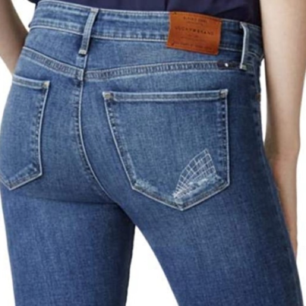 NWT Lucky Brand Ava Skinny Ankle Stitched Jean in South Lake Size 25/ Size 0 - Picture 3 of 14